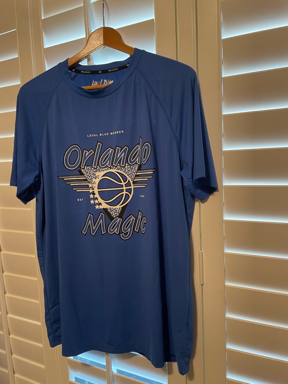 Orlando Magic Loyal Blue member tee, size L
